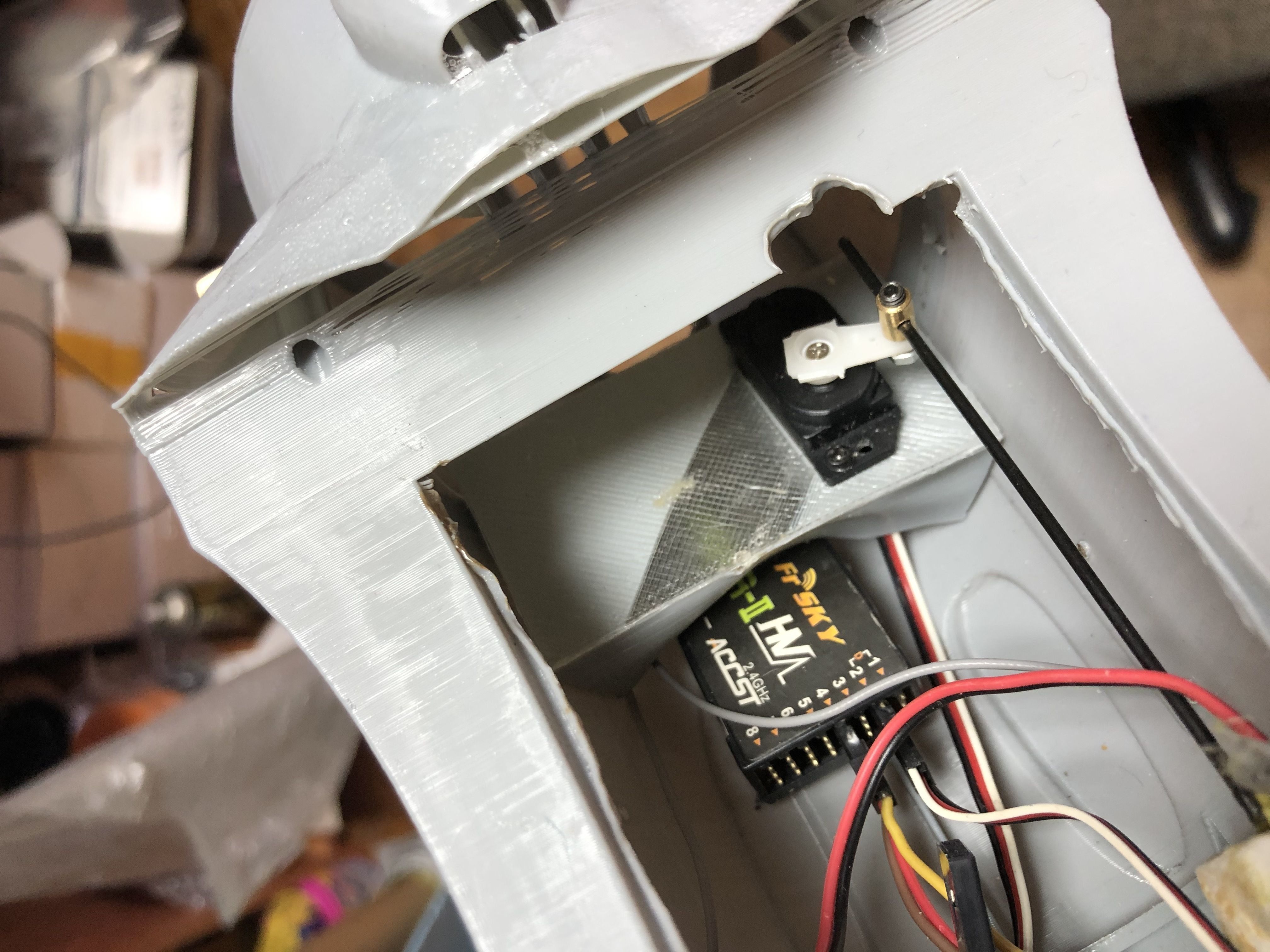 RC plane  LA5 FN 740mm wing 3D print model_25