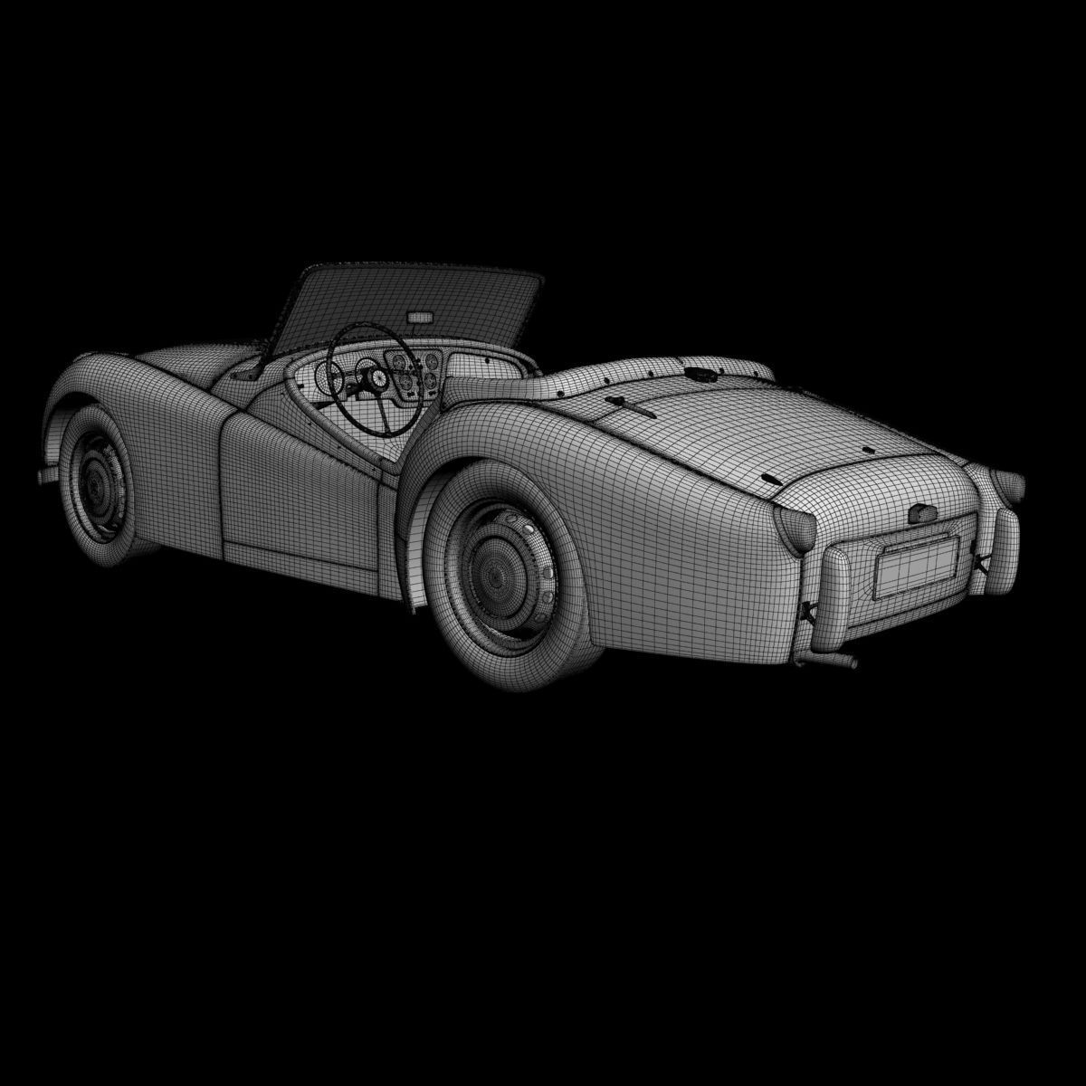 Triumph TR2 3D model_16