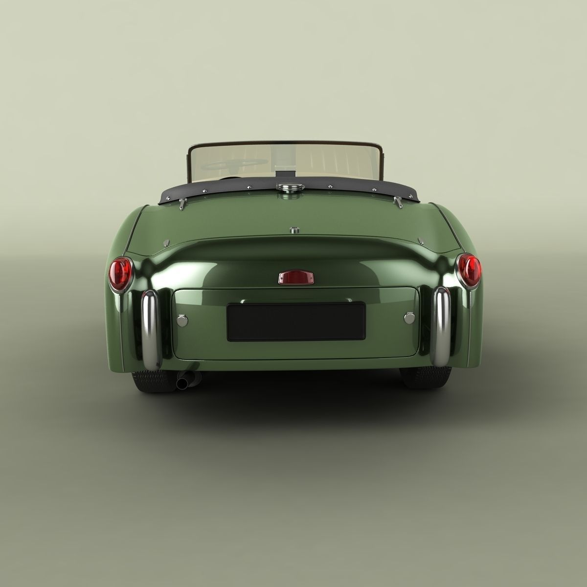 Triumph TR2 3D model_3