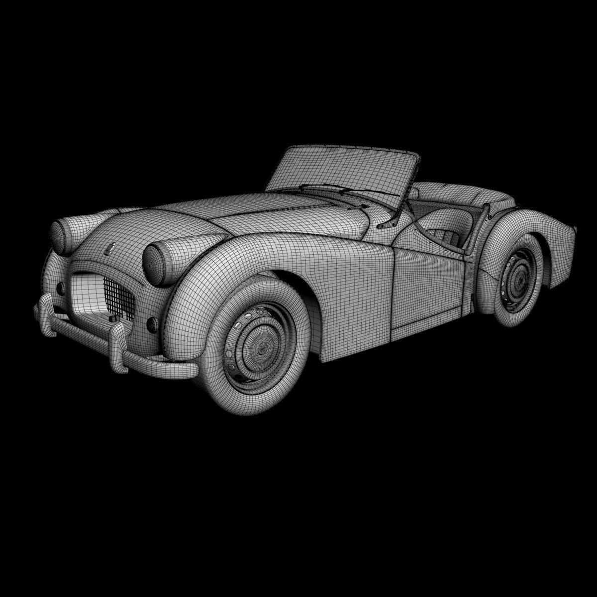 Triumph TR2 3D model_14