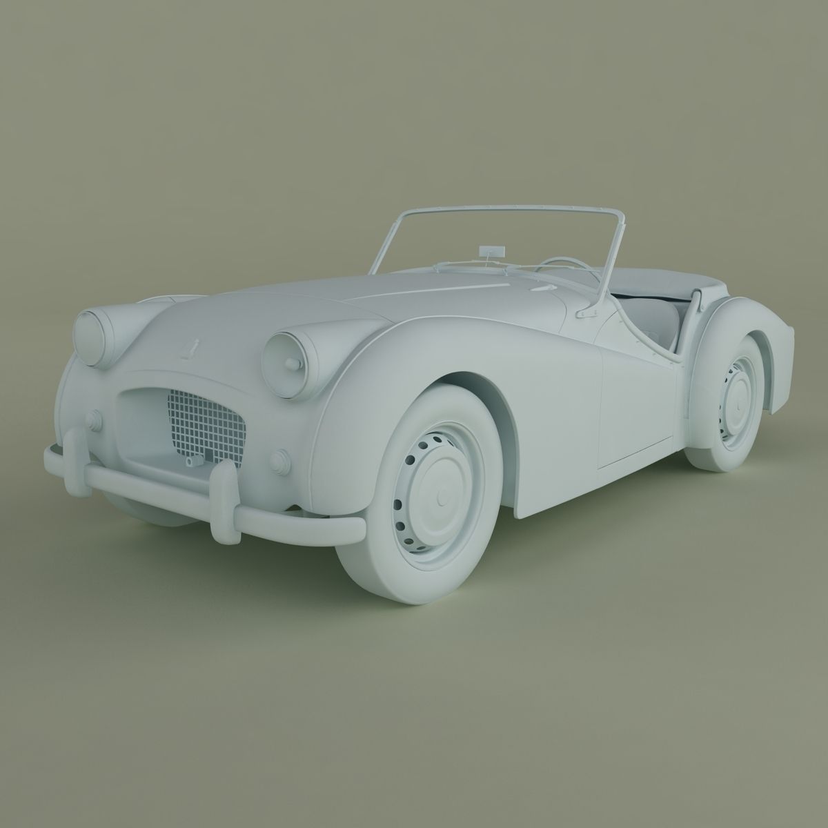 Triumph TR2 3D model_10