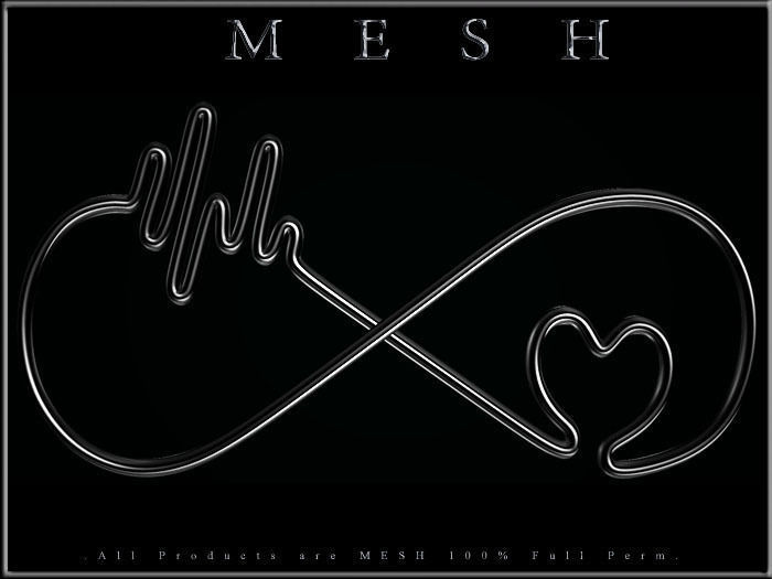 Infinity heart beat Low-poly 3D model_2