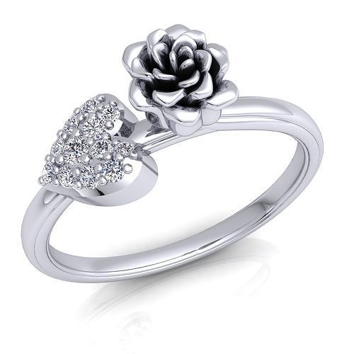 Rose Ring 79 3D print model