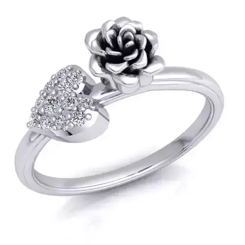 Rose Ring 79 3D print model