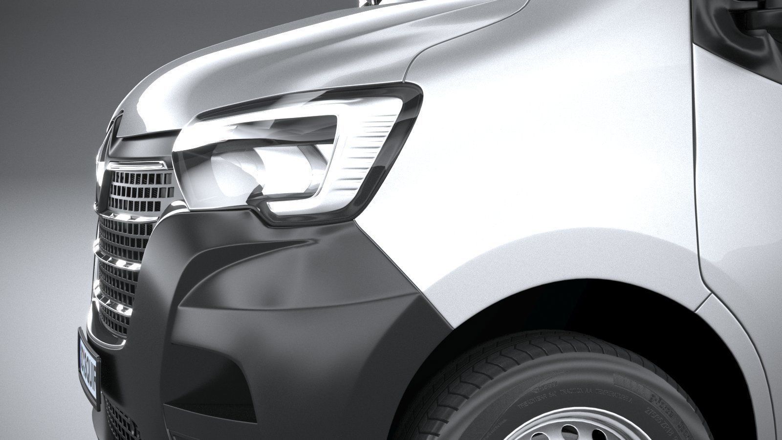 Renault Master L1H1 2020 3D model_3