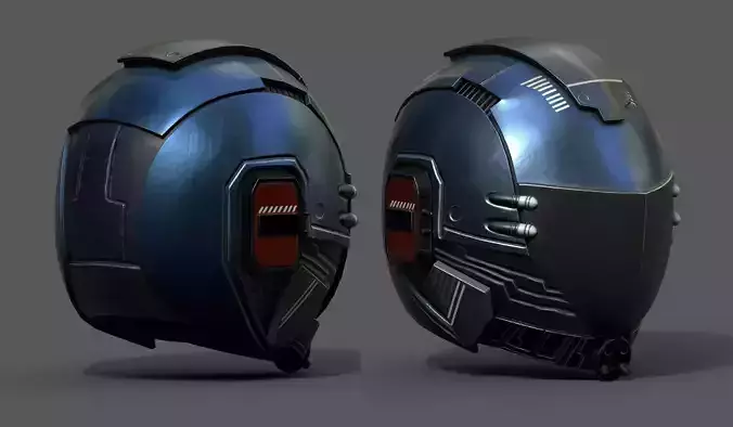 Helmet scifi space machine cyborg armor develop fantasy 