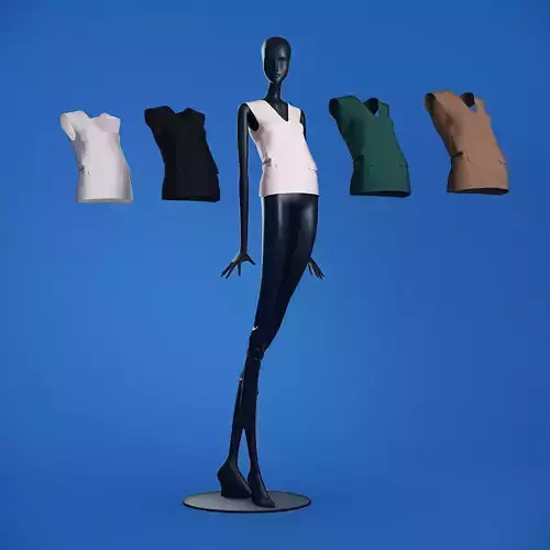 Mannequin 601 coll 60 blouse 01