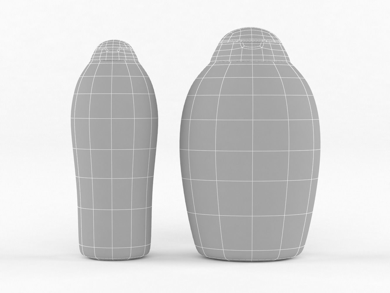 OGX Thick and Full Biotin and Collagen Shampoo and Conditioner 3D model_9