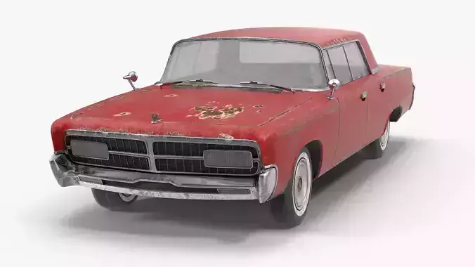 Chrysler Imperial rusty 3D model