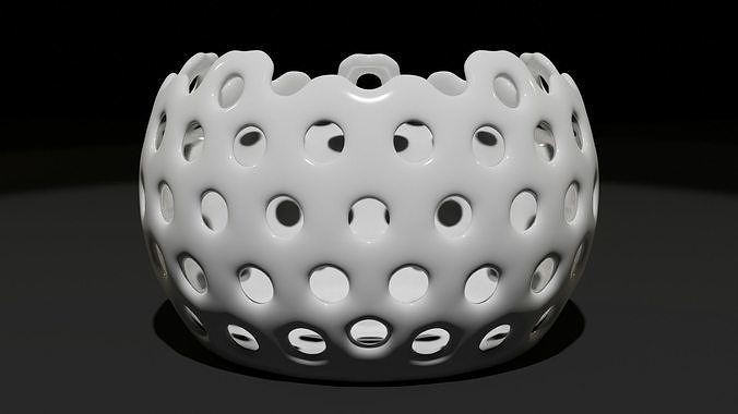 A Decor Pot - Blender 3D model