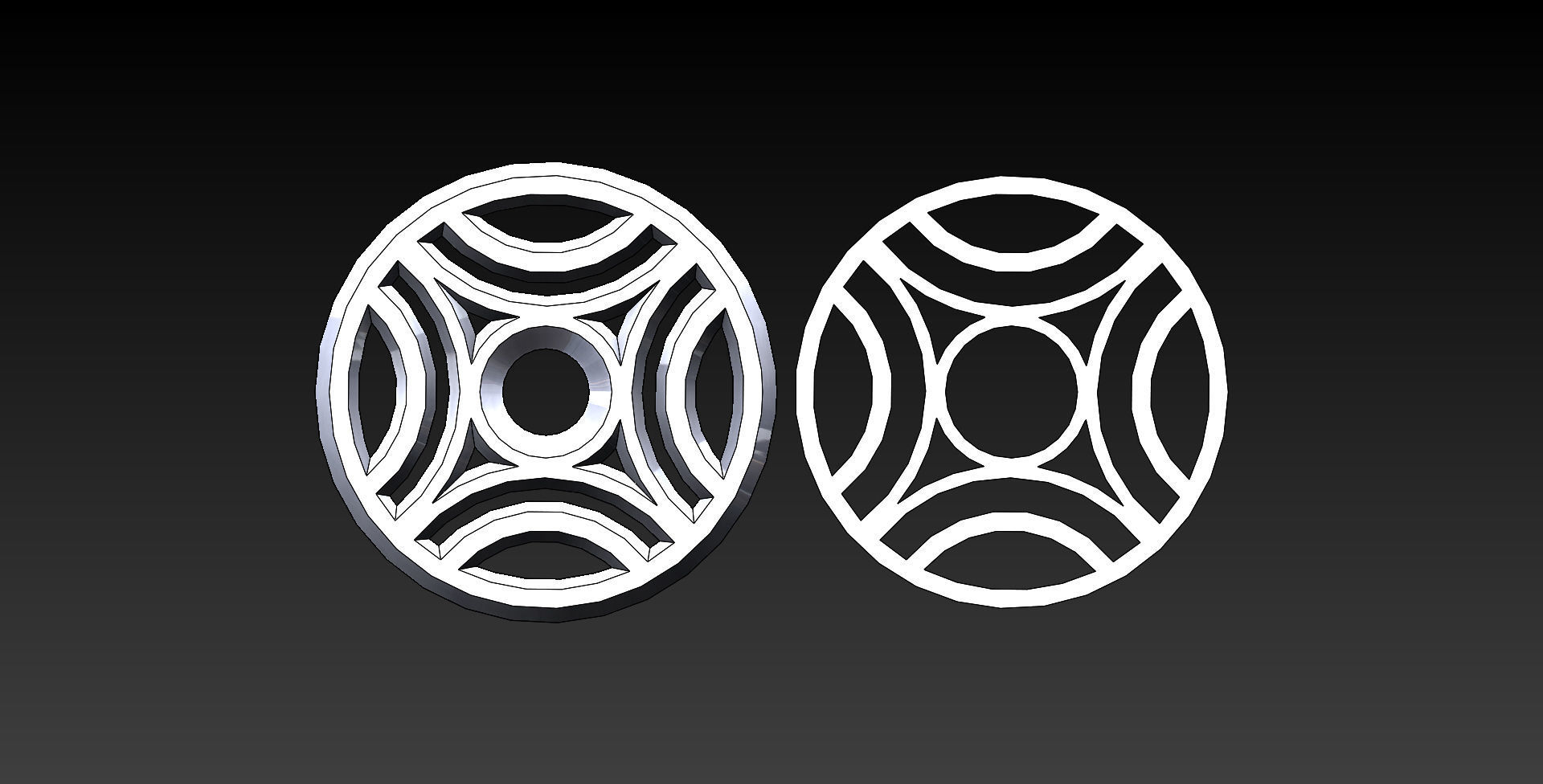 9 medieval ornaments 3D print model_18