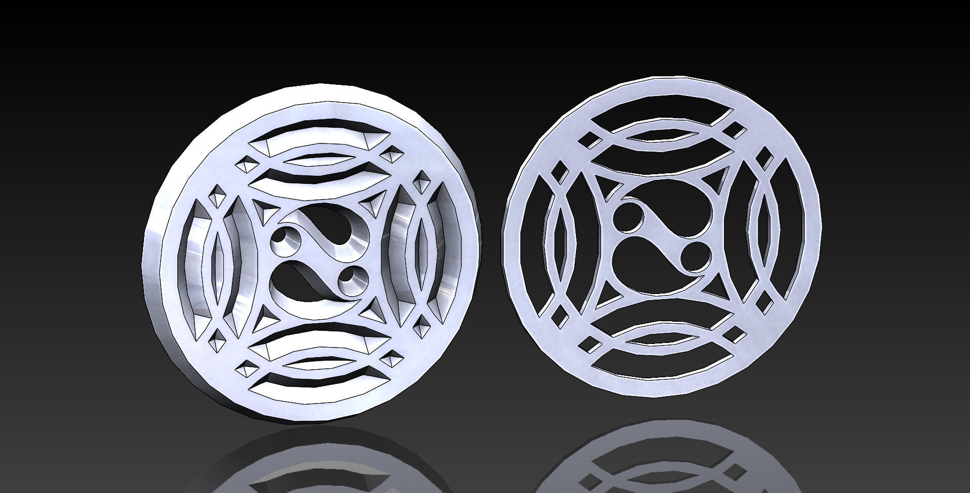 9 medieval ornaments 3D print model_16