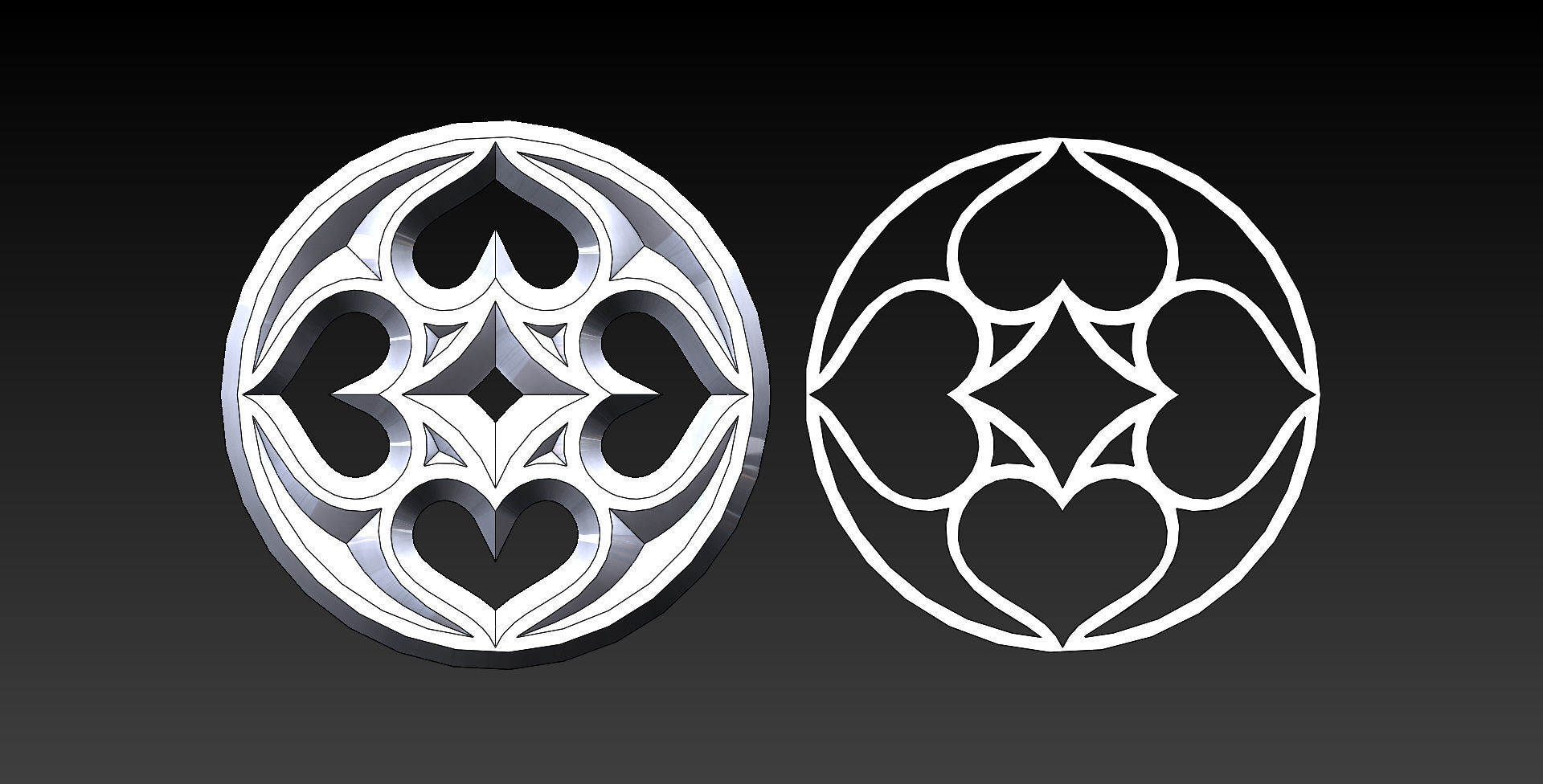 9 medieval ornaments 3D print model_13