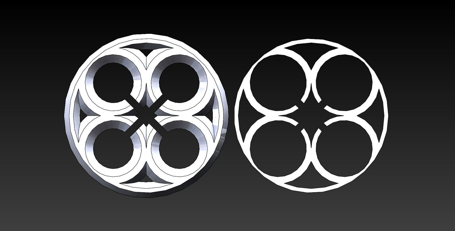 9 medieval ornaments 3D print model_12