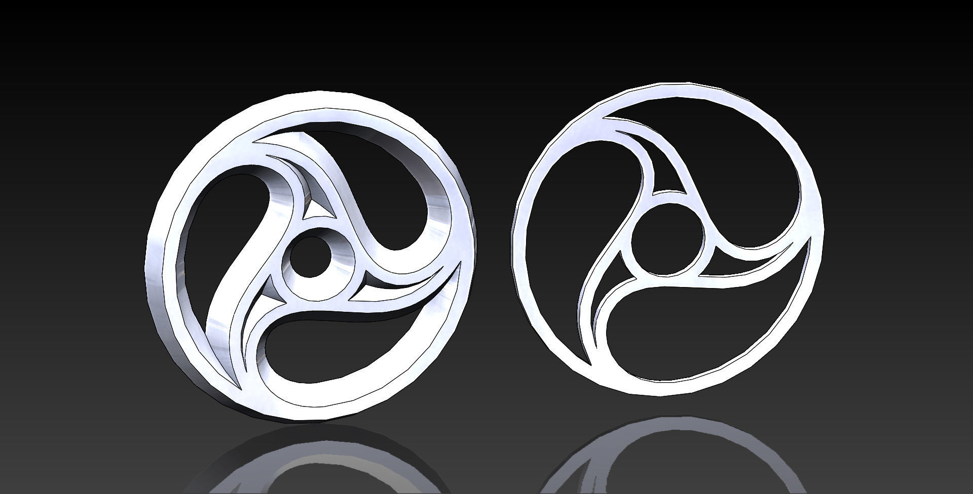 9 medieval ornaments 3D print model_10