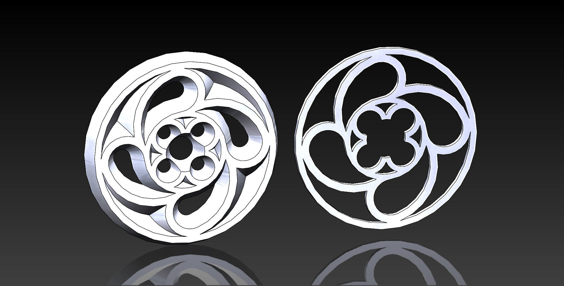 9 medieval ornaments 3D print model_9
