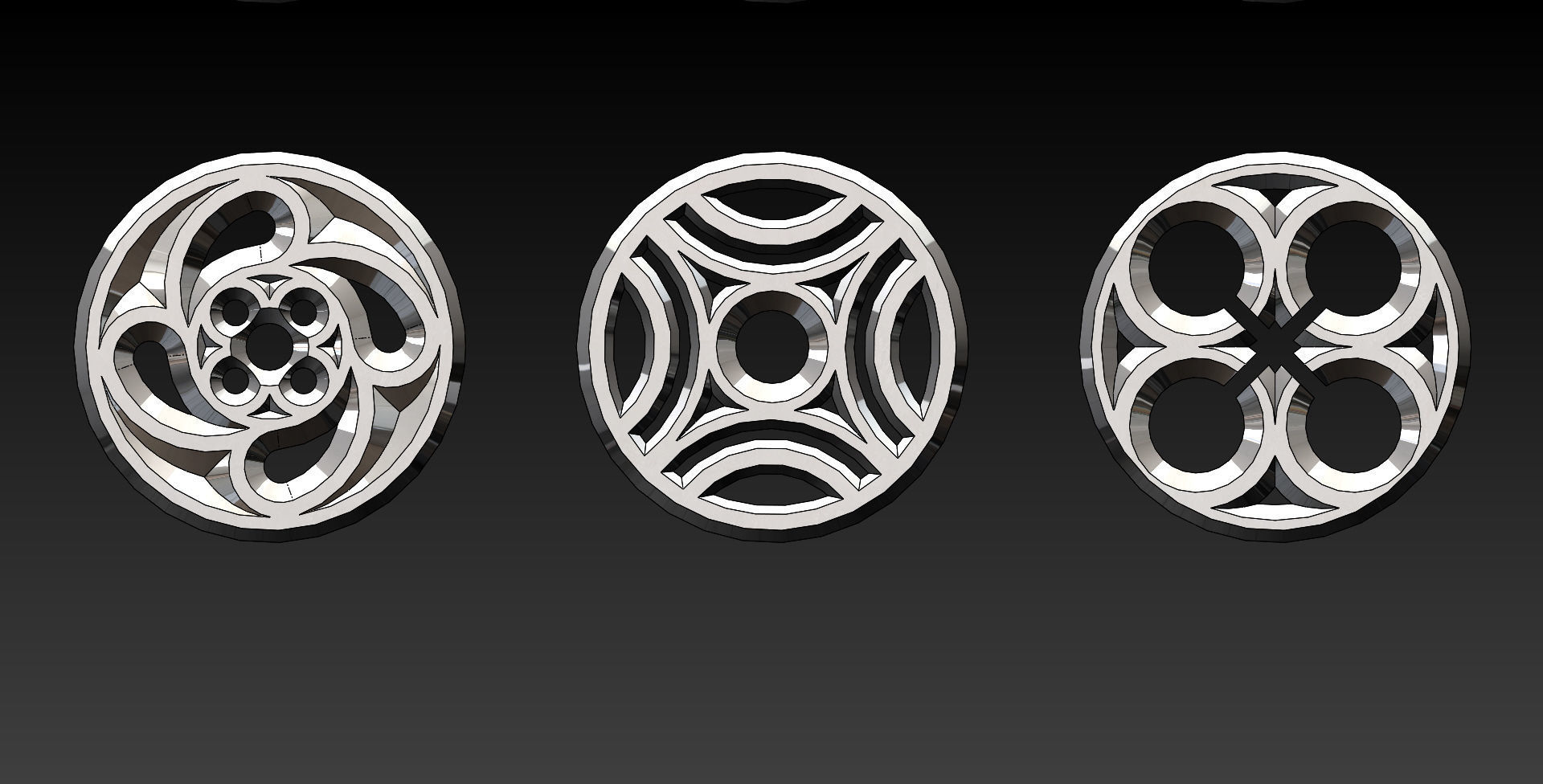 9 medieval ornaments 3D print model_21