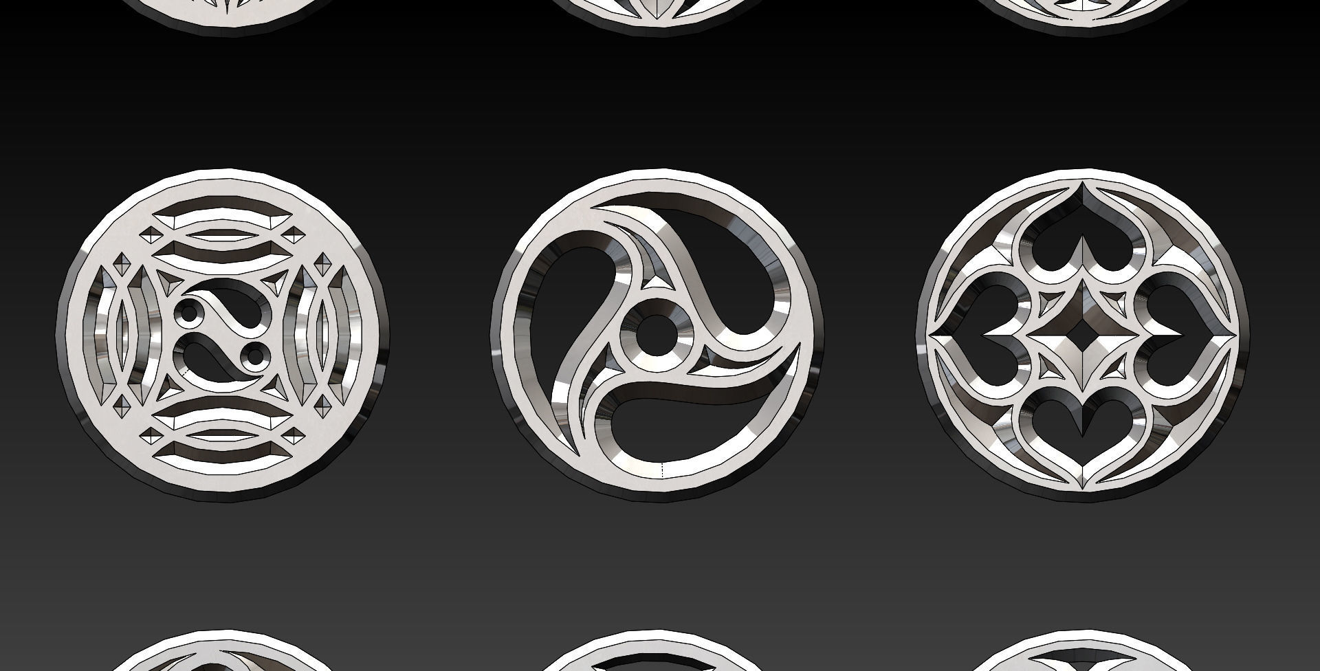 9 medieval ornaments 3D print model_22