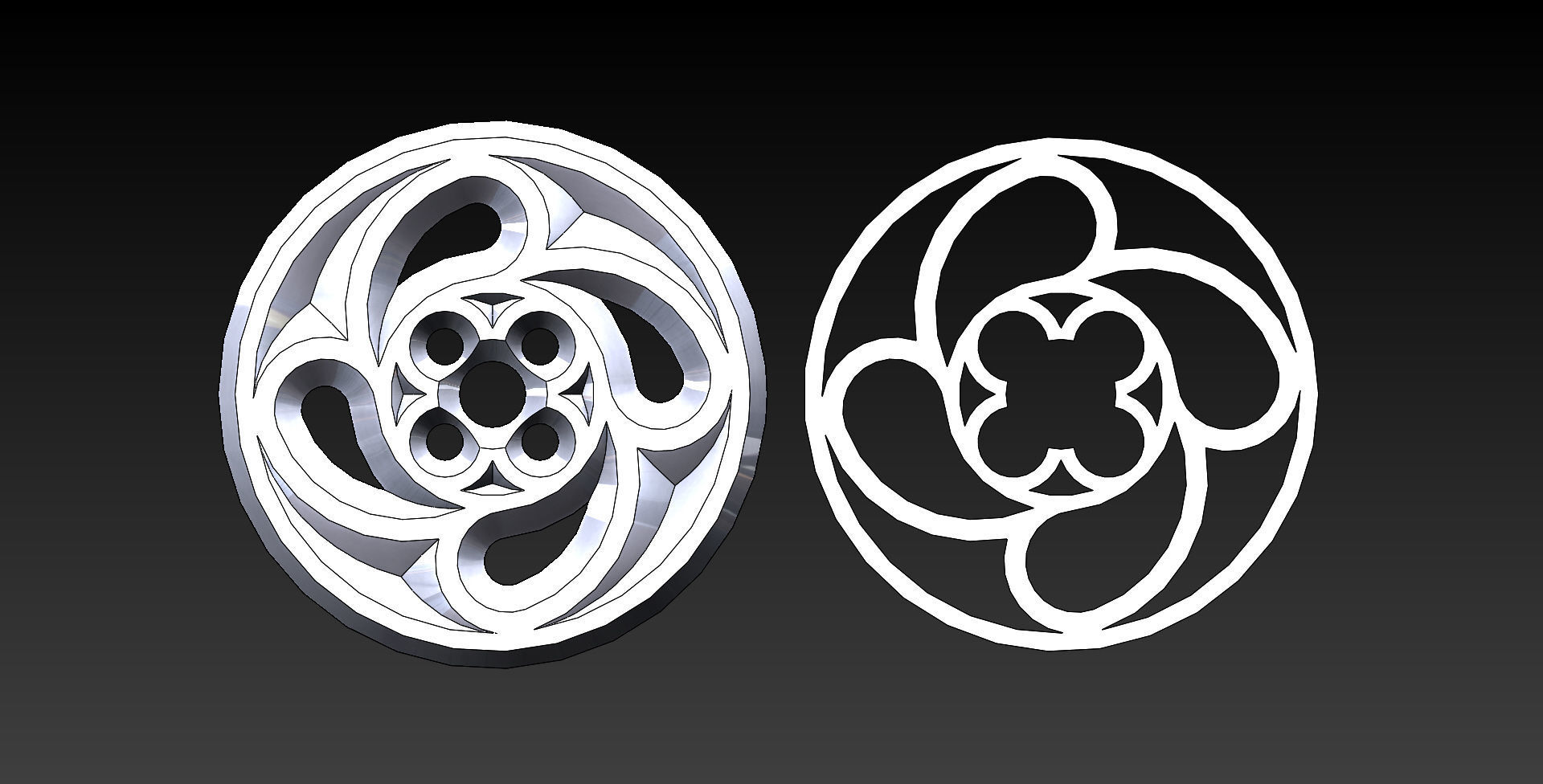 9 medieval ornaments 3D print model_19