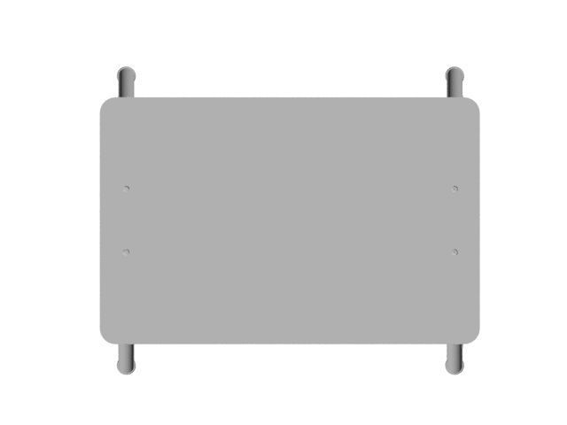 School Table 3D Model 3D model_5