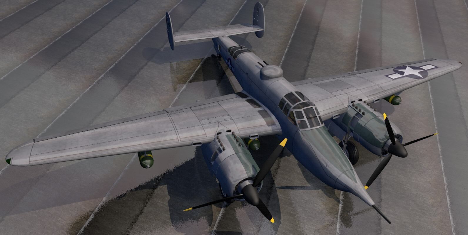 Beechcraft XA-38 Grizzly 3D model_4