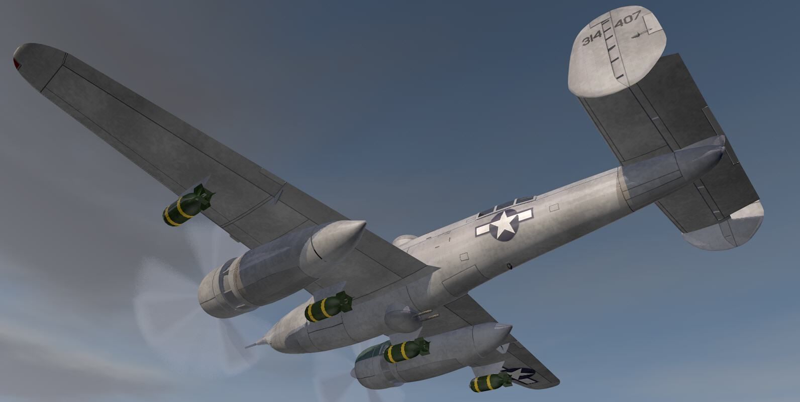 Beechcraft XA-38 Grizzly 3D model_12