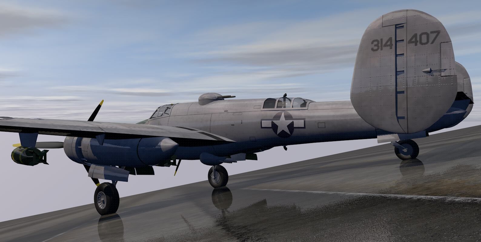 Beechcraft XA-38 Grizzly 3D model_5