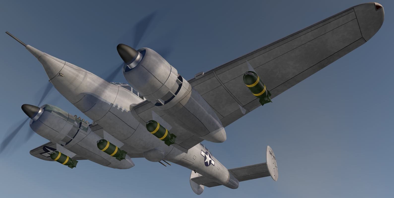 Beechcraft XA-38 Grizzly 3D model_11