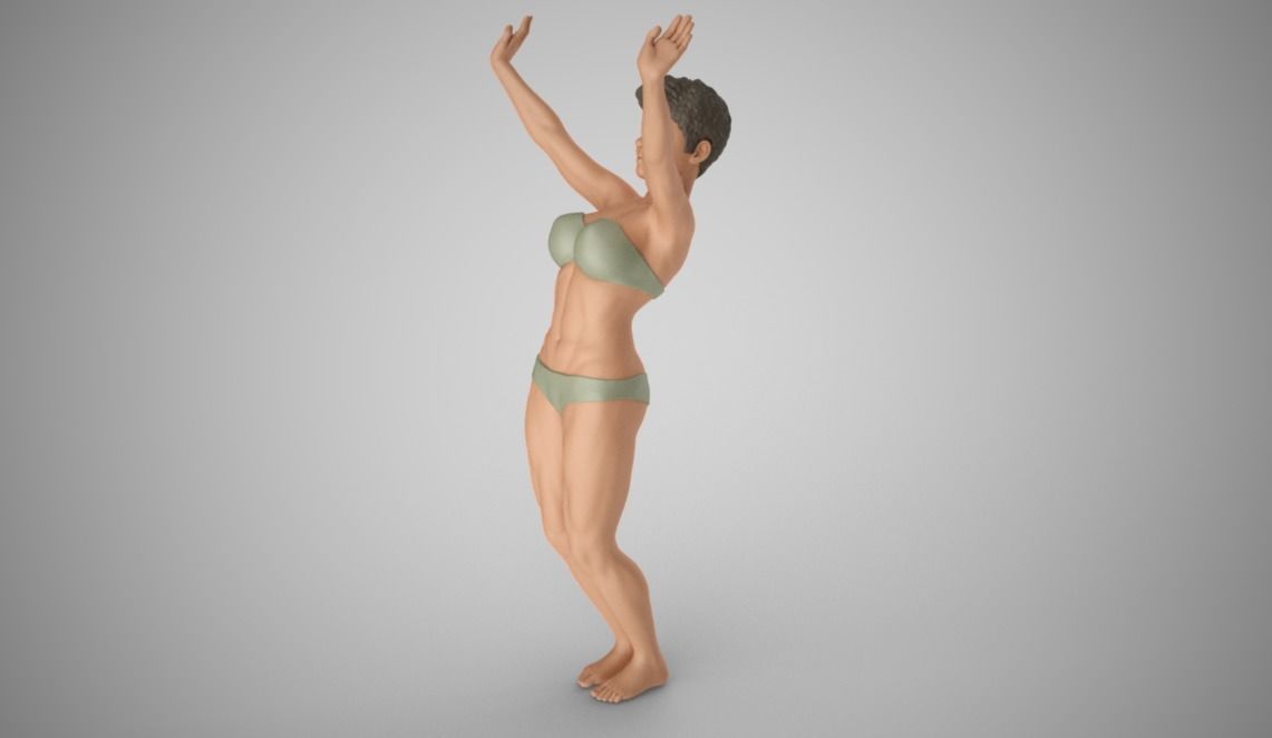 Woman Awakening 3D print model_10