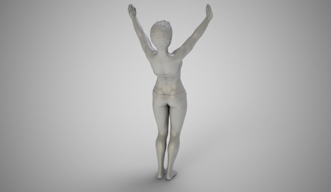 Woman Awakening 3D print model_4
