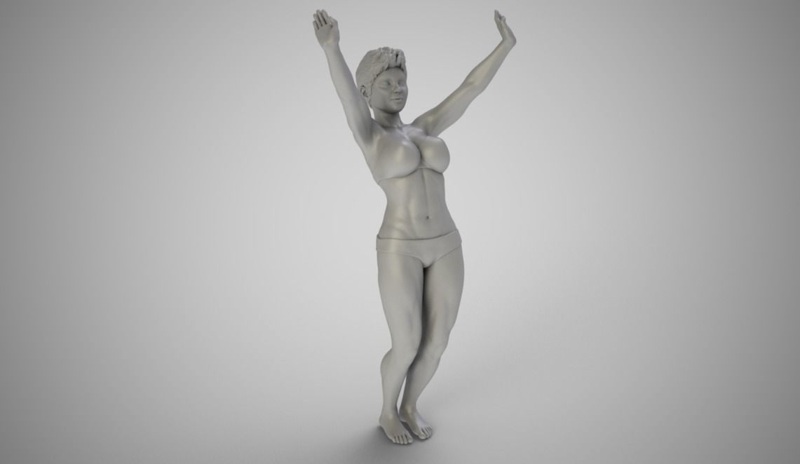 Woman Awakening 3D print model_1