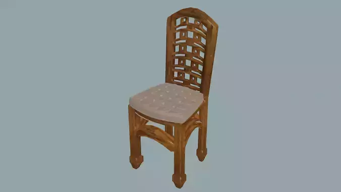 Elegant wooden dining chair