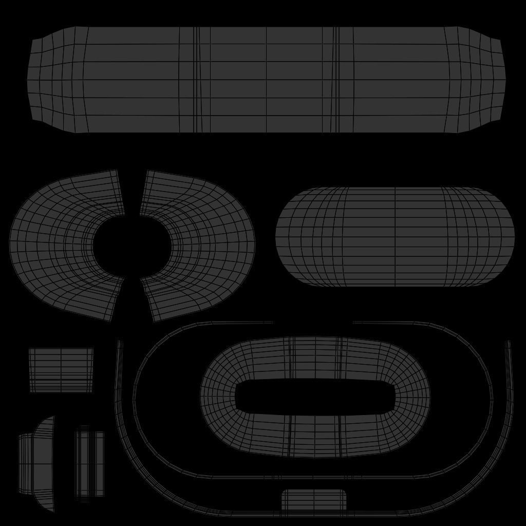 Razer Hammerhead ture wireless Earbuds 3D model_14