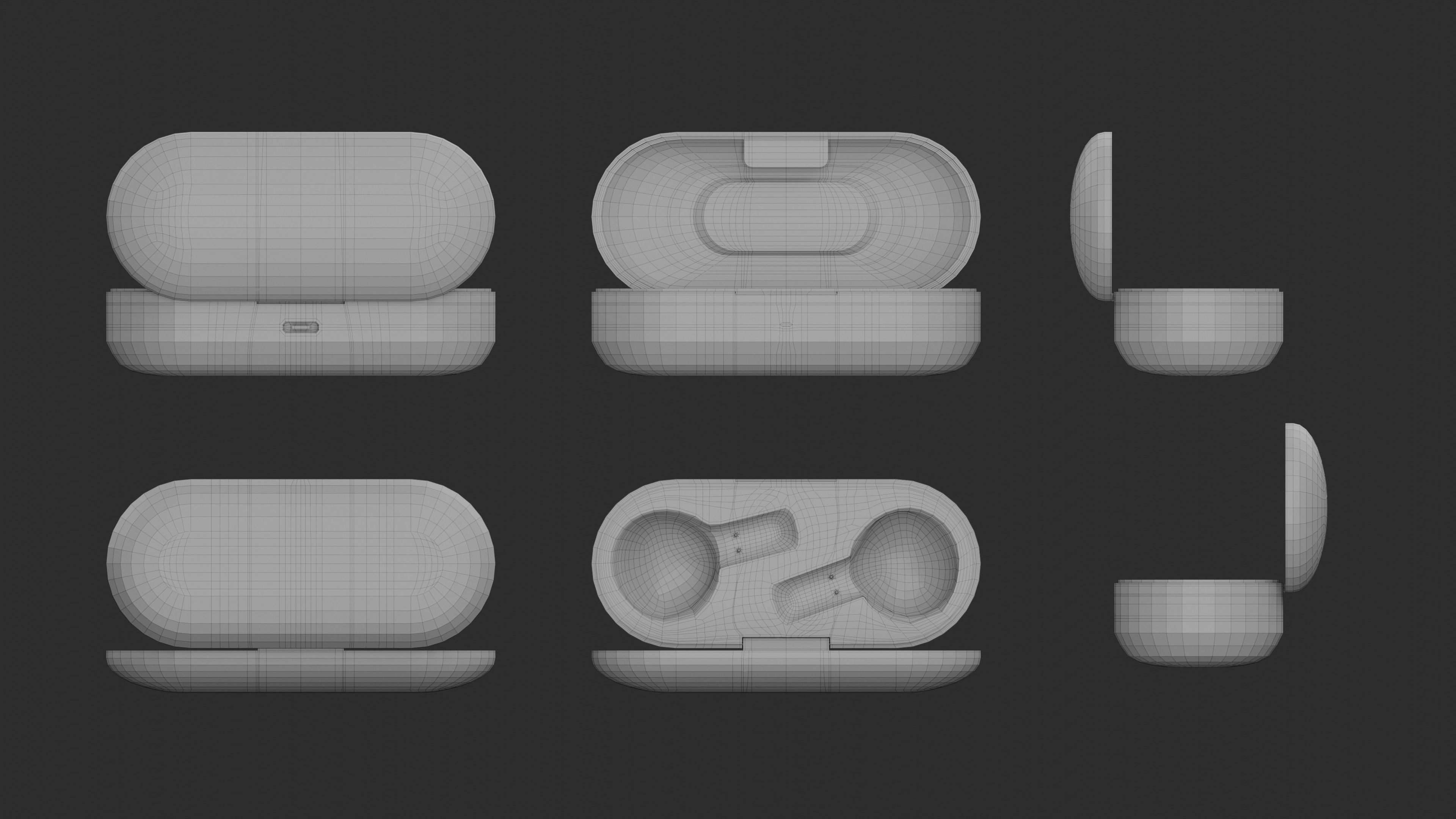 Razer Hammerhead ture wireless Earbuds 3D model_9