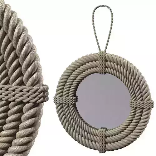 Hanging Rope Mirror