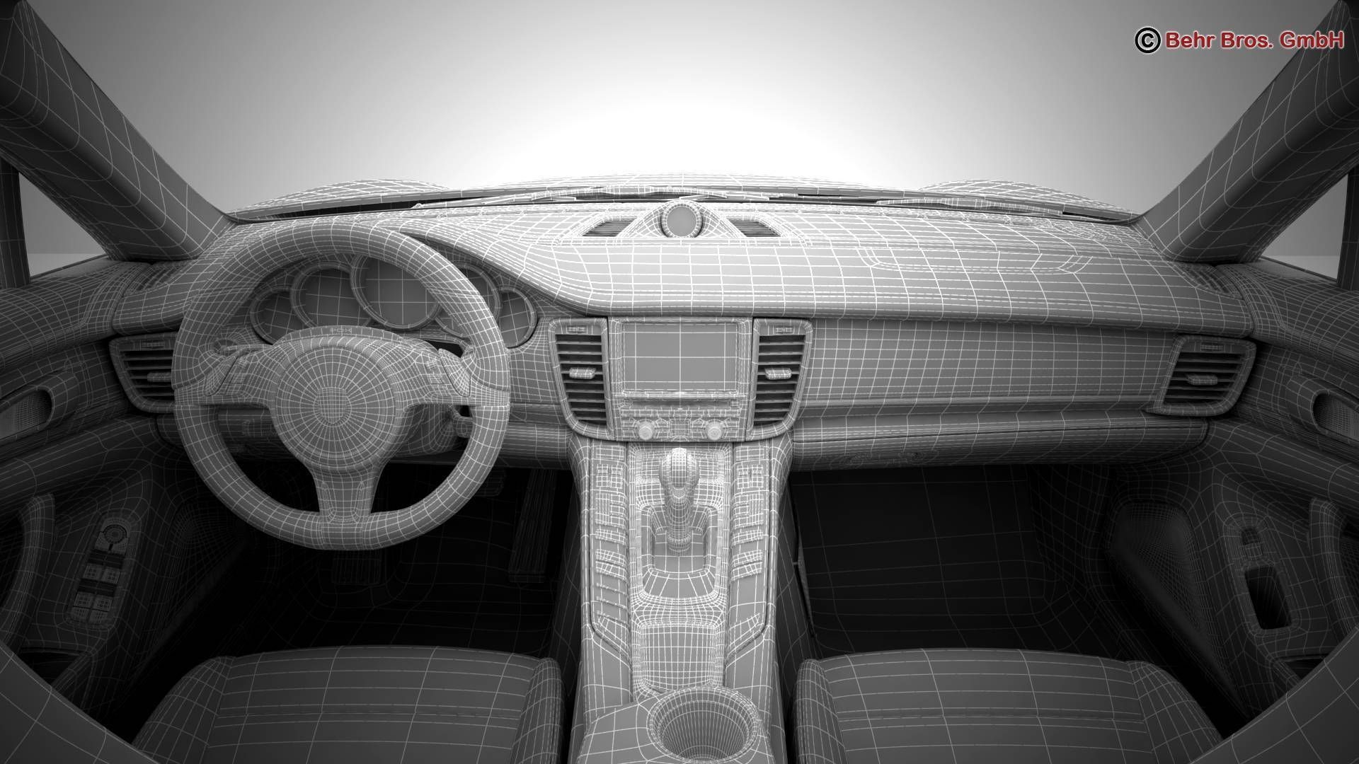 Porsche Panamera Turbo S 2014 3D model_28