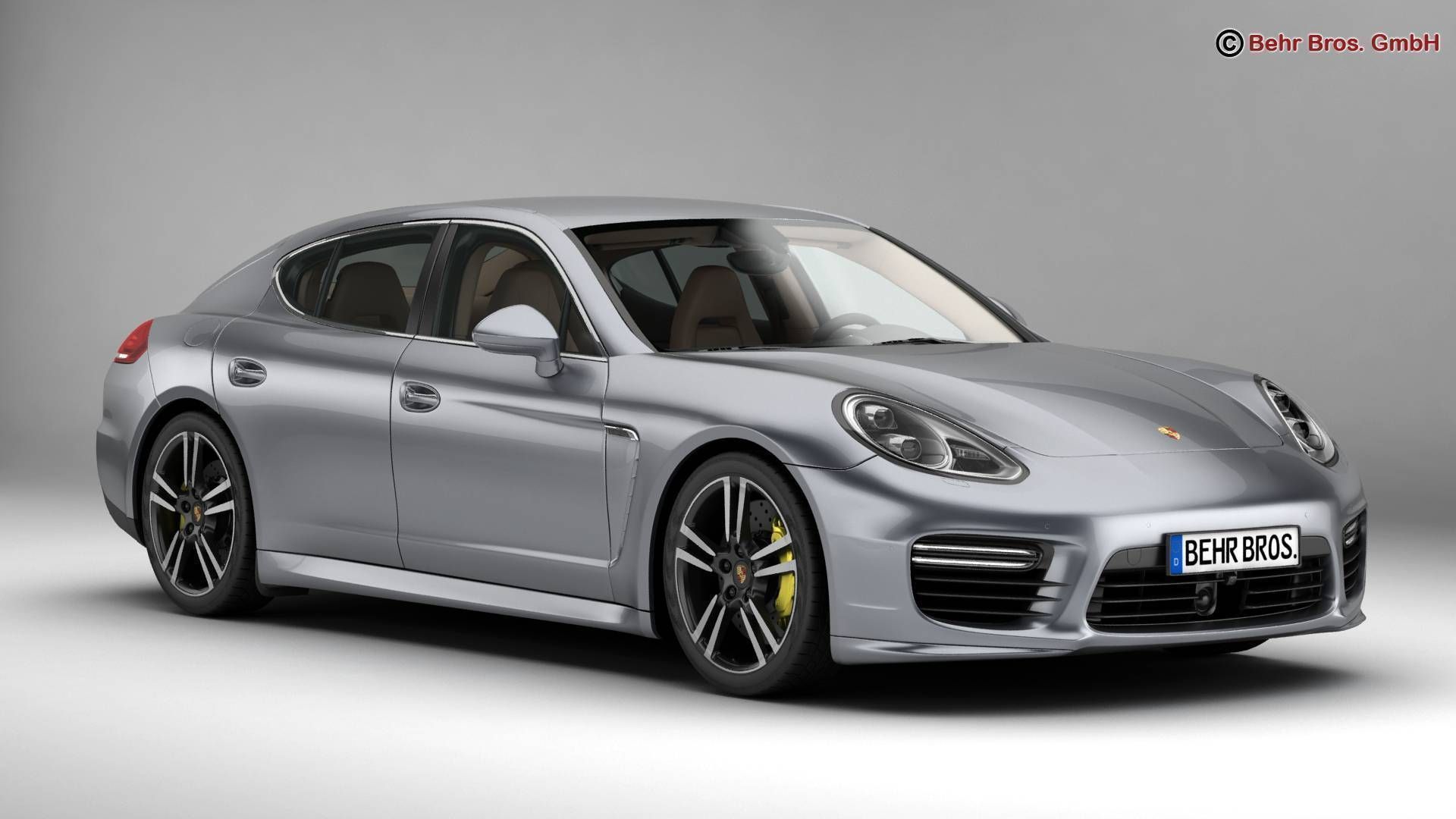 Porsche Panamera Turbo S 2014 3D model_1