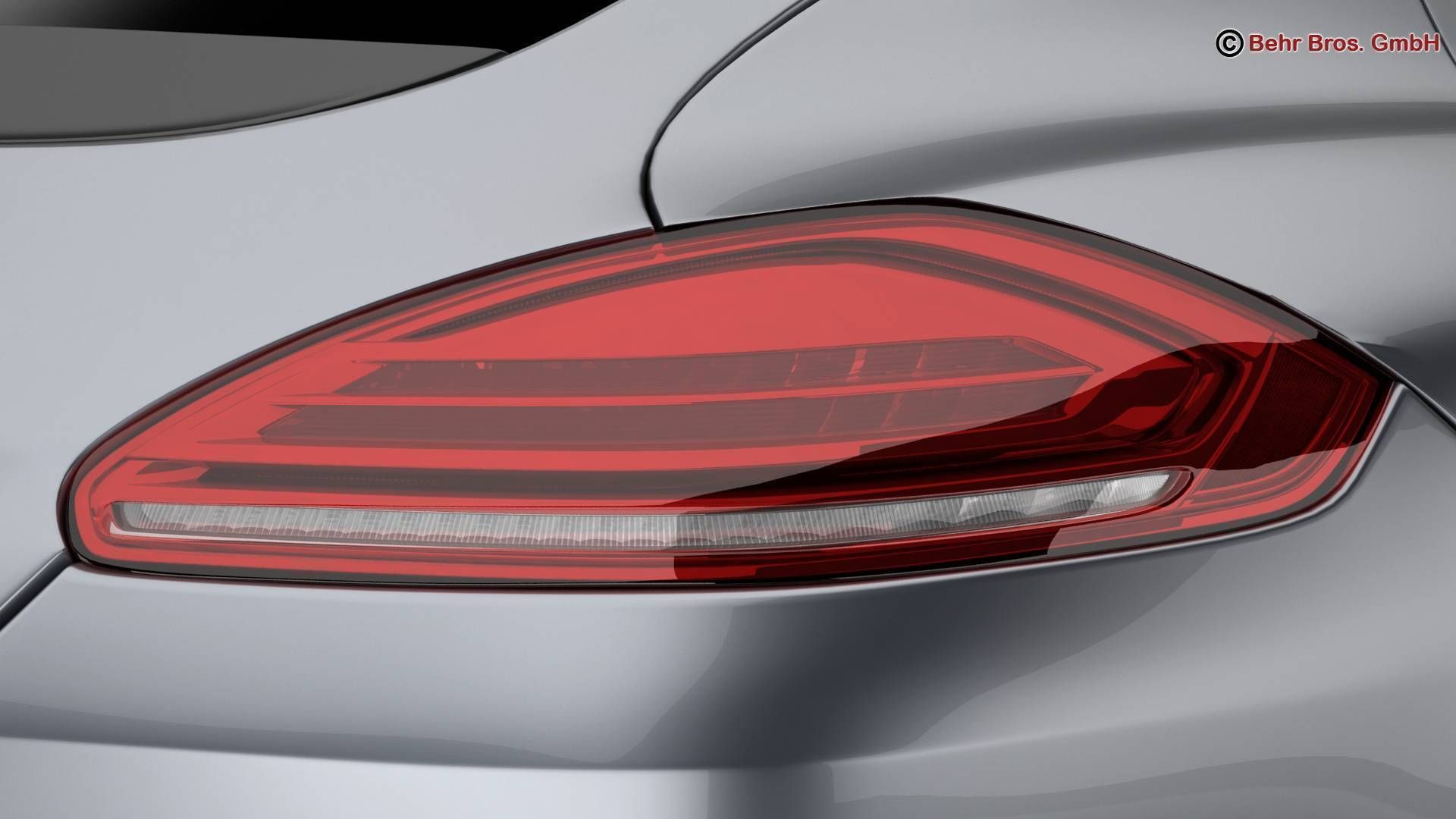 Porsche Panamera Turbo S 2014 3D model_10