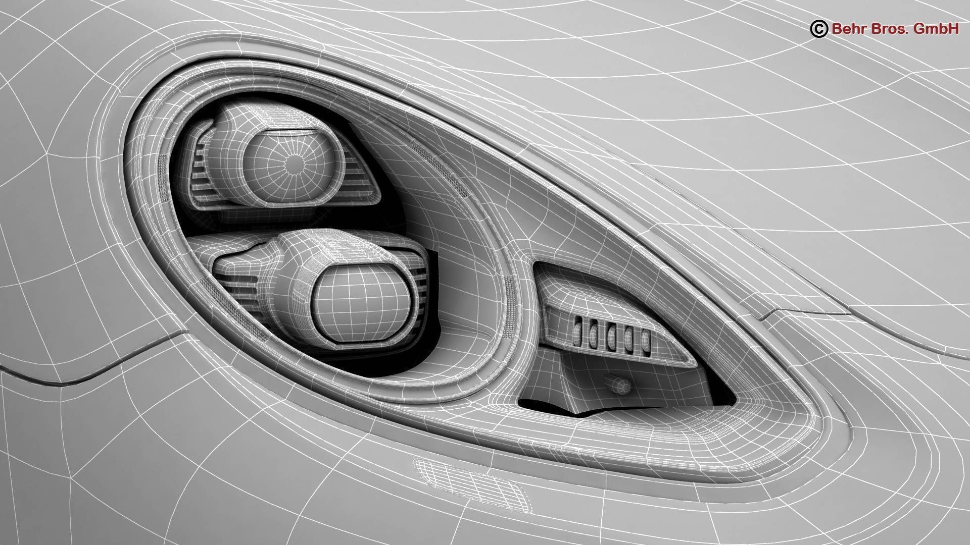 Porsche Panamera Turbo S 2014 3D model_24