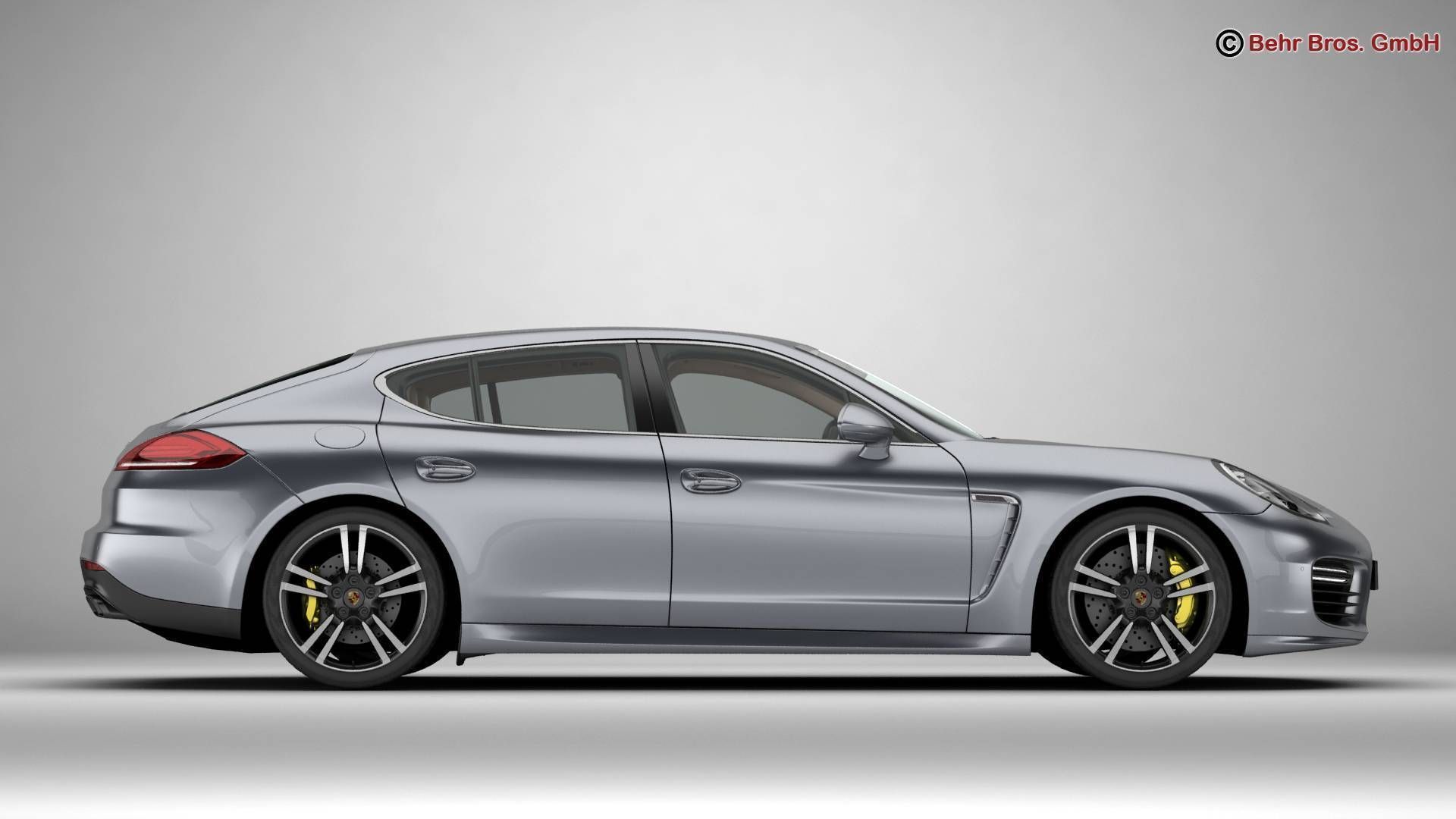 Porsche Panamera Turbo S 2014 3D model_5