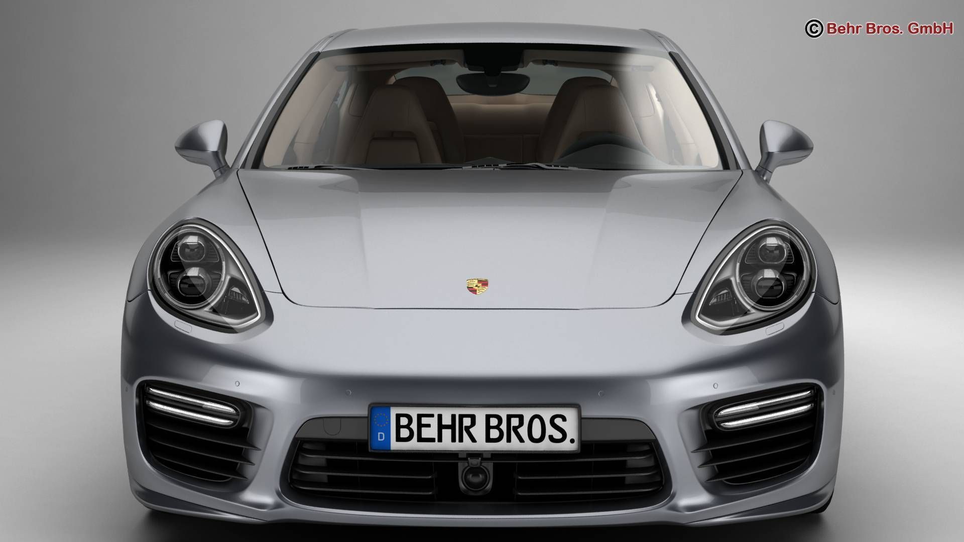 Porsche Panamera Turbo S 2014 3D model_6