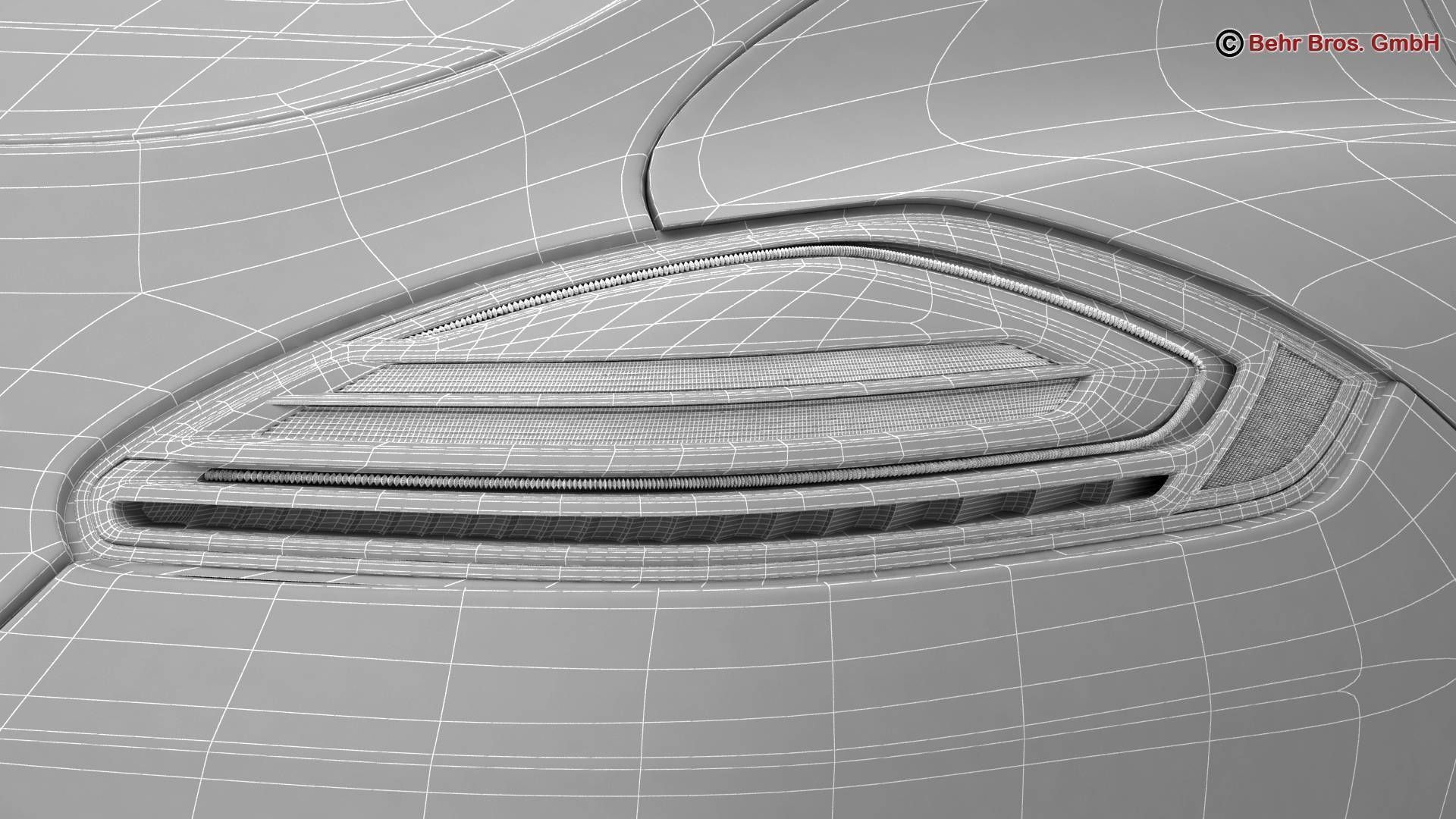 Porsche Panamera Turbo S 2014 3D model_25