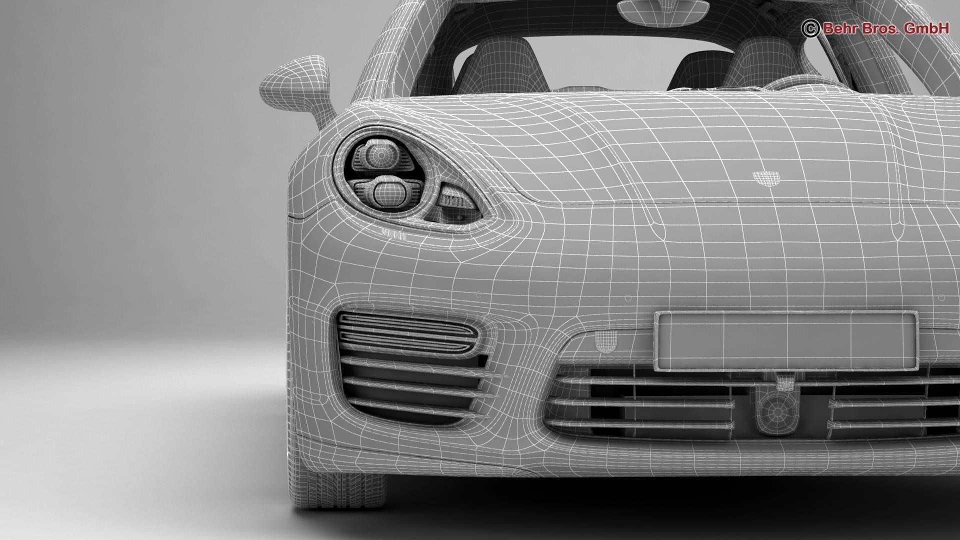 Porsche Panamera Turbo S 2014 3D model_22