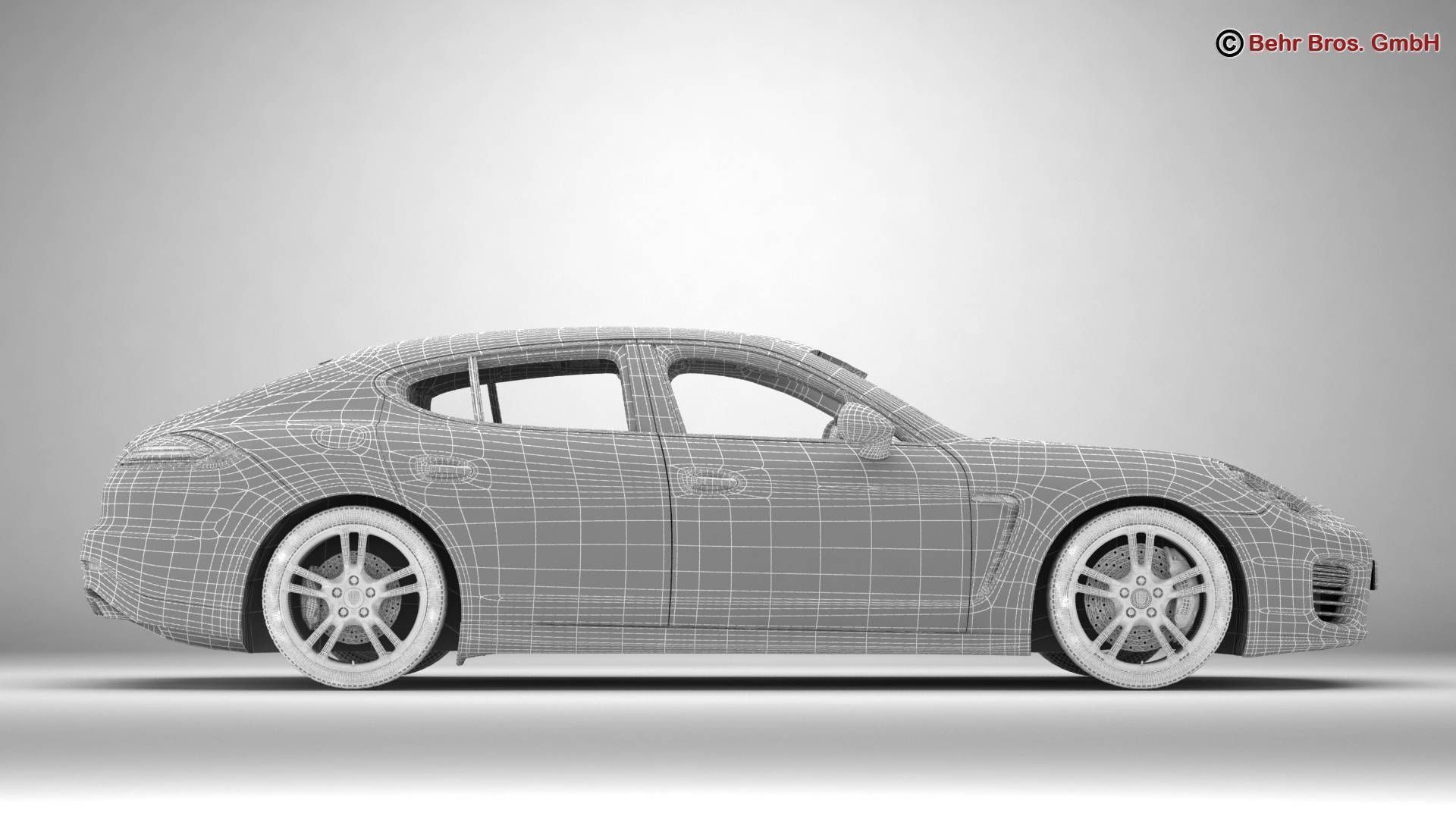 Porsche Panamera Turbo S 2014 3D model_20