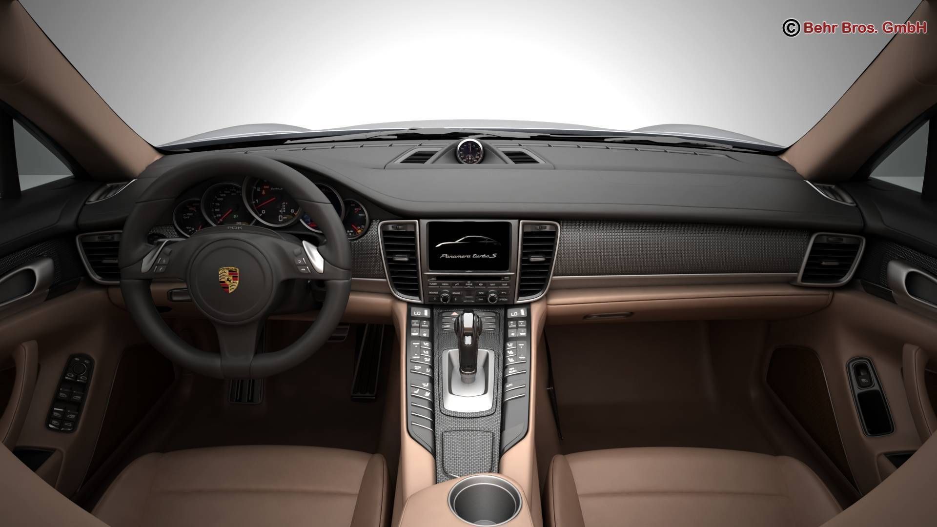 Porsche Panamera Turbo S 2014 3D model_13