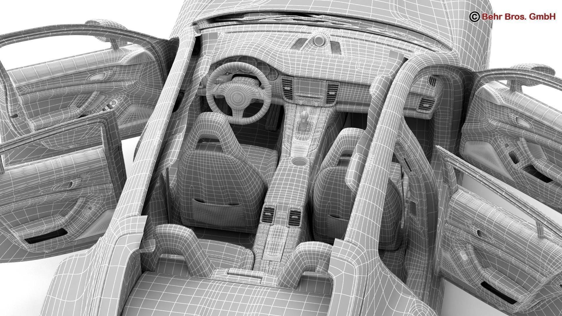 Porsche Panamera Turbo S 2014 3D model_27