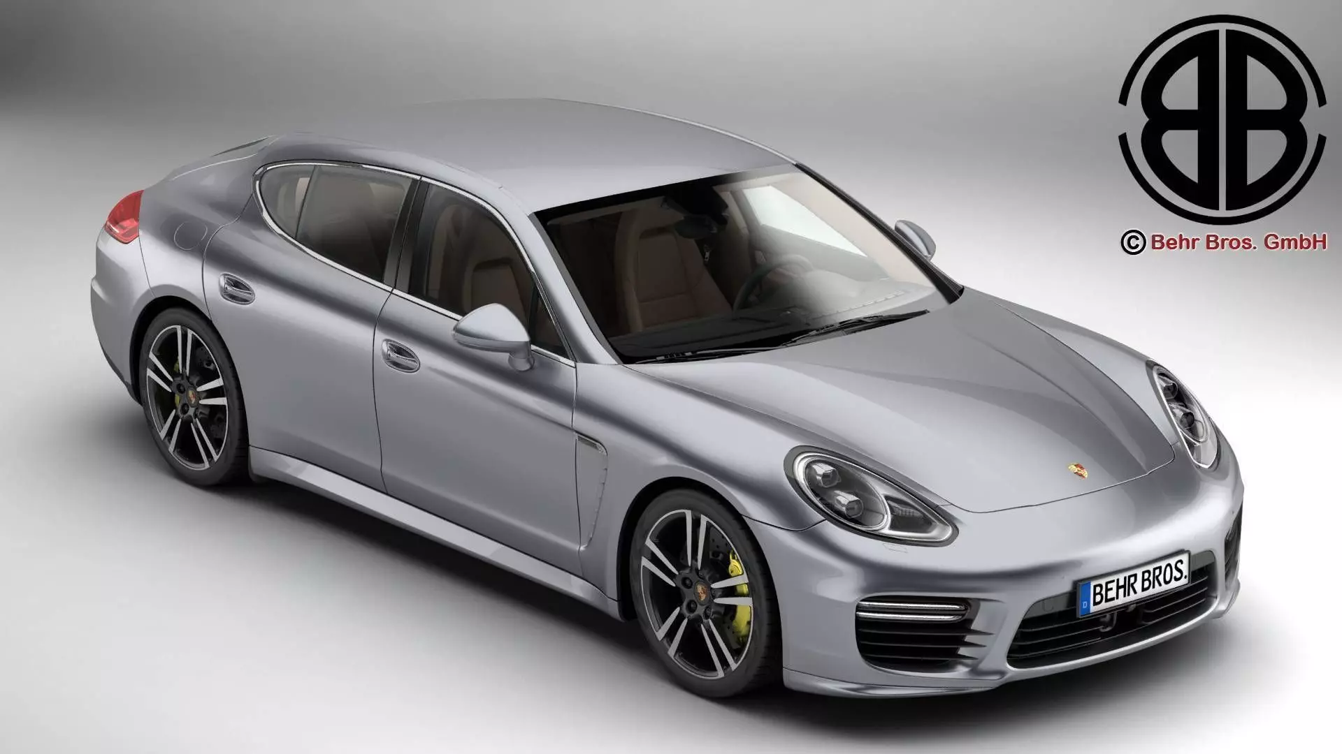 Porsche Panamera Turbo S 2014 3D model_0