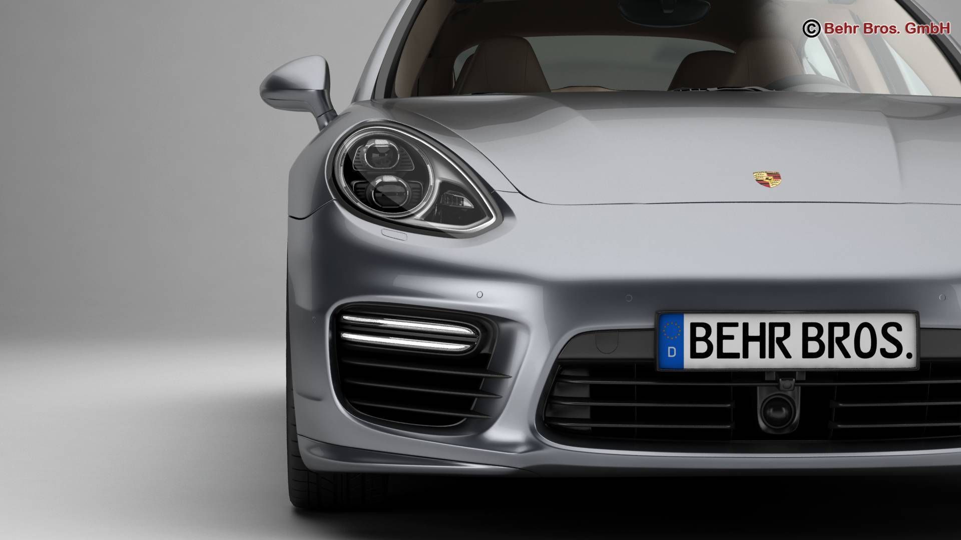 Porsche Panamera Turbo S 2014 3D model_7