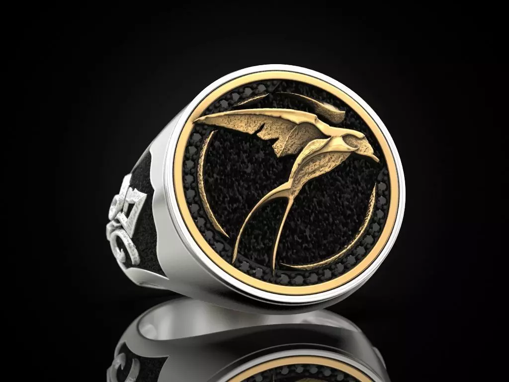 Swallow Ciri witcher ring 3D print model_0