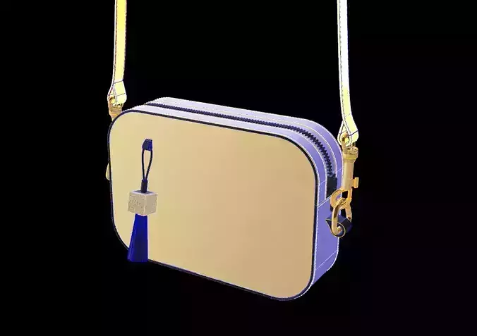 Lavender PVC Mini Cross-body bag